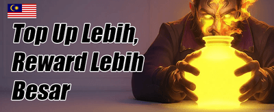 Bonus Selamat Datang 100% Ahli Baru promotion banner